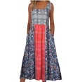 thumbnail image 1 of Vestido Medlor Boho para mujer 2025, verano, sin mangas, estampado floral, 1 of 6