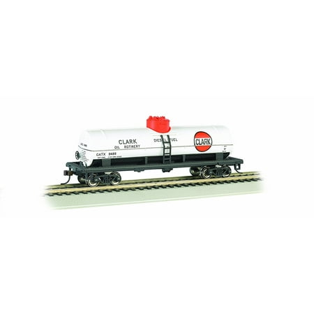 Large Scale Single Dome - Bachmann Industries Clark HO Scale 40' Single Dome Tank Car, Bachmann's Silver Series rolling stock By Bachmann Trains Ship from US