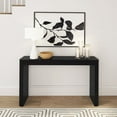 thumbnail image 2 of Plank+Beam 56" Solid Wood Console Table, Conture Rounded Edge Sofa Table, Narrow Entryway Table, Console Tables for Entryway, Black, 2 of 7
