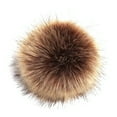 thumbnail image 4 of 5Pcs 12cm Fake Fur Hair Fluffy Pompom Ball Pendant Hat Bag Shoes DIY Accessories,Coffee, 4 of 7