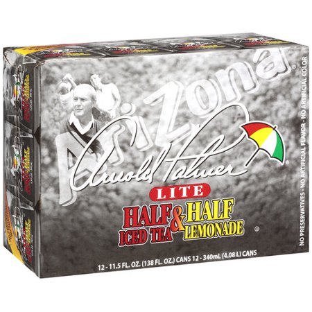 12 Cans Arizona Arnold Palmer Lite Half Half Iced Tea Lemonade 11 5 Fl Oz Brickseek