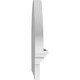 thumbnail image 4 of Ekena Millwork 42"W x 17-3/8"H x 2-3/4"P Elliptical Smooth Architectural Grade PVC Combination Pediment, 4 of 7
