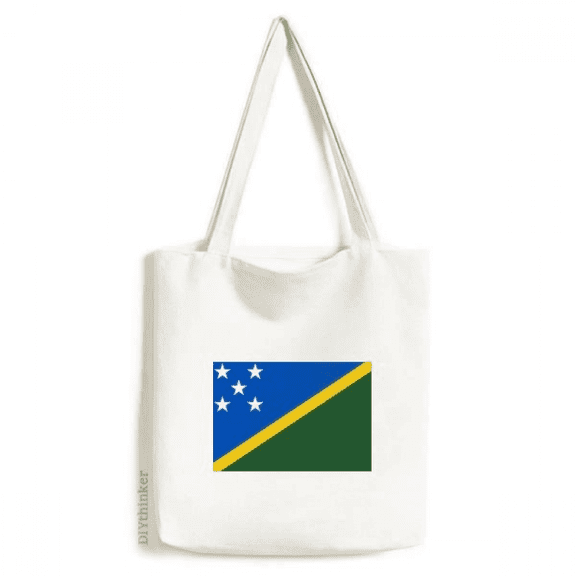 mon Islands National Flag Oceania Country Tote Canvas Bag Shopping Satchel Casual Handbag