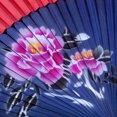thumbnail image 3 of CSChome Folding Fan with Tassel Chinese Style Folding Hand-painted Flower Dance Performance Photo Props Portable Summer Hand Held with Tassel, 3 of 6