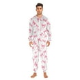thumbnail image 6 of joogoo Pink Bows Unisex Adults Onesies Pajamas Jumpsuits L, 6 of 7