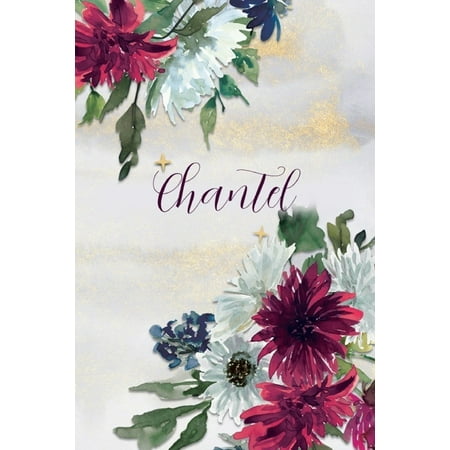Chantel : Personalized Journal Gift Idea for Women (Burgundy and White (The Chantels The Best Of The Chantels)