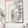 thumbnail image 4 of Designart Minimal Geometric Compostions Of Elementary Forms XIX FLOAT FRAME WALL ART, 4 of 4