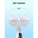 thumbnail image 5 of Ventilador portátil TOPK con batería de 5000 mAh y pantalla LED 3 en 1, 5 of 9