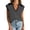 Black, variant on EASYBRA Women V Neck Striped Knit Sweater Casual Loose Fit Lightweight Three Quarter Sleeve Pullover Top