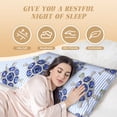 thumbnail image 4 of Lsque Turtle with Blue Stones Body Pillow Case Cover,Ultra-Soft Microfiber Bed Pillow Cases 20x54 inches,Elegant Bedding,Breathable Durable Pillow Cover with Envelope Closure, 4 of 8