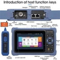 thumbnail image 5 of OTDR 1310/1550nm 26/24dB Fiber Optic Reflectometer Touch Screen VFL OLS Event Map Ethernet Cable Tester Dual wavelength ,Accurate, 5 of 6