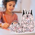 thumbnail image 4 of YIMWNYI 3-Piece Leisure Backpack Set with Large Capacity, Floral Design, Lightweight and Water-Resistant, Comfortable Adjustable Shoulder Straps, Multipurpose Backpack for Travel and Daily Use, 4 of 4