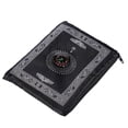 thumbnail image 2 of Prayer Rug Polyester Portable Braided Mats Simply Print with Compass In Pouch Travel Home New Style Mat Blanket 100x60cm, 2 of 7