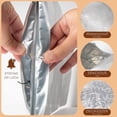 thumbnail image 5 of Food Storage Bags – 25 Count 1-Gallon 13mil Aluminum Foil Packaging Mylar Bags – Heat Sealable Bags for Packaging Food, Candy, Sugar, Snacks and Herbs – Smell Proof Stand Up Sealed Bags, 5 of 5