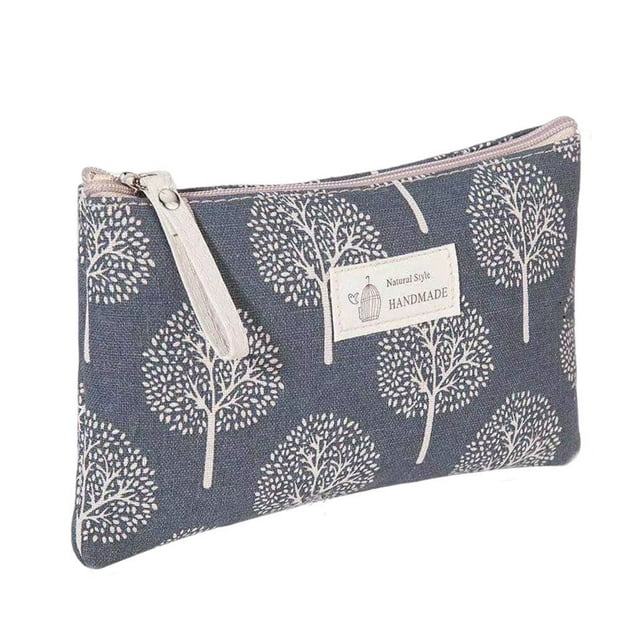 Cosmetic Bag Canvas Makeup Case Pouch Make-up Box Cosmetics Organizer Travel Bathroom Handbag for Phone Coin Money type1