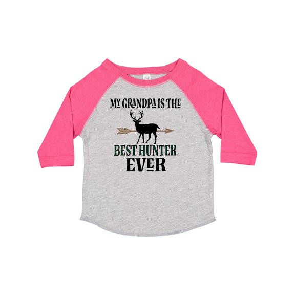 Inktastic Deer Hunting Grandpa Best Hunter Ever Boys Toddler T-Shirt