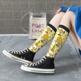 thumbnail image 5 of KLL Garden Honeybee Gnomes Print Cool Socks Men's Women's Crew Socks Funny Crazy Novelty Stockings, 5 of 6