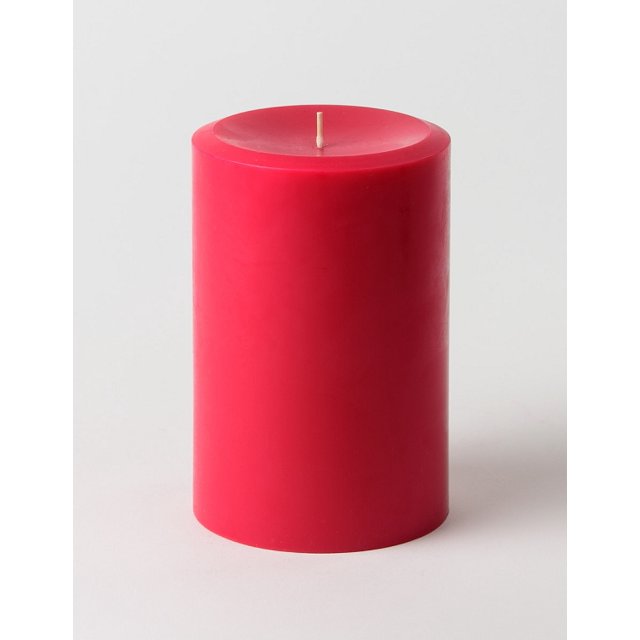 4" x 6" Red Pillar Candles (Set of 6)
