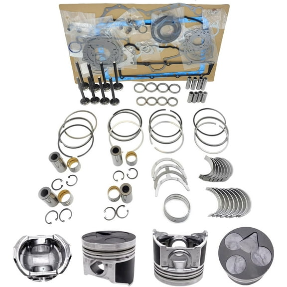 V3600 Engine Overhaul Rebuild Kit (No cylinder liner) for Kubota V3600-T V3600-E3B V3600-T-E3CB Engine For Thomas T-320 T-255 Skid Steer For Bobcat S250 T225 245 Loader Piston Diameter 98mm