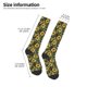 thumbnail image 2 of Fotbe Sunflowers Calcetas Divertidas Estampadas para Hombre y Mujer, Calcetas de Algodón hasta la Rodilla para Caminar, Correr, Enfermería y Embarazo, 2 of 6