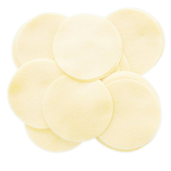 Playfully Ever After Cream Off-White Craft Felt Circles (1.5 Inch - 94pc)
