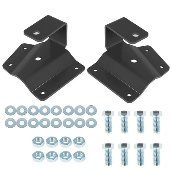 LABLT 2" Rear Axle Drop Hangers Lowering Kit for 1999-2006 Chevy GMC 1500 Pickup Truck