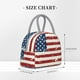 thumbnail image 2 of Easygdp Vintage American Flag Bolsa de Almuerzo Insulada Grande, Forro de Aluminio, Diseño Espacioso, a Prueba de Fugas, Ideal para Trabajo, Picnics, Viajes y Actividades al Aire Libre, 2 of 6