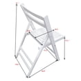 thumbnail image 2 of Foldable Patio Dining Set, 4 Folding Chairs, Indoor and outdoor universal, White, 2 of 12