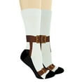 thumbnail image 2 of ThisWear Humorous Gifts Sandal Socks Gag Gift Funny Dress Socks for Men and Women 1-Pair Novelty Crew Socks, 2 of 5