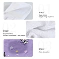 thumbnail image 4 of Haosy 2 Pack Kitchen Wash Cloths with Hanging Loops Absorbent Absorbent Quick Drying Hand Towels, Adorable Demon with Star, 4 of 7