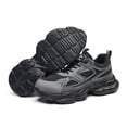 thumbnail image 2 of Steel Toe Shoes for Women Men Wide Non Slip Puncture Proof Lightweight Breathable Ergonomic Composite Work Safety Sneakers, 2 of 10
