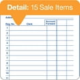 thumbnail image 4 of Adams General Purpose Sales Books, 2-Part Carbonless, 3-11/32 in. x 5-5/8 in., 50 Sets per Book, 3 per pack, 4 of 6
