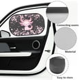thumbnail image 6 of Yuyamidu Cherry Blossom Rear Window Sun Shade for Car Baby 2 Pack Axolotl Sun Shade Blocker Breathable Car Rear Side Window Shade Sunshade for SUV Van Baby Auto Accessories for Back Seat, 6 of 7