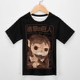 thumbnail image 5 of Attack on Titan T-Shirt for Boys And Girls, Kids Anime Short Sleeve Shirts, 3D Print Novelty Graphic Tee Shirt, Comfortable Breathable Fabric, 5 of 10
