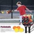 thumbnail image 4 of Fiberglass Pickleball Racket Set Pickleball Racket 2-Piece Set, 4 of 8