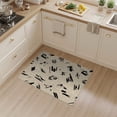 thumbnail image 2 of ODIKA 3'x5' Washable Accent Rug Minimalist Lines With Scattered Modern Brush Motif Abstract Geometry Style for Bedside, Nursery Room, Pet Friendly & Non-Shedding, 2 of 7
