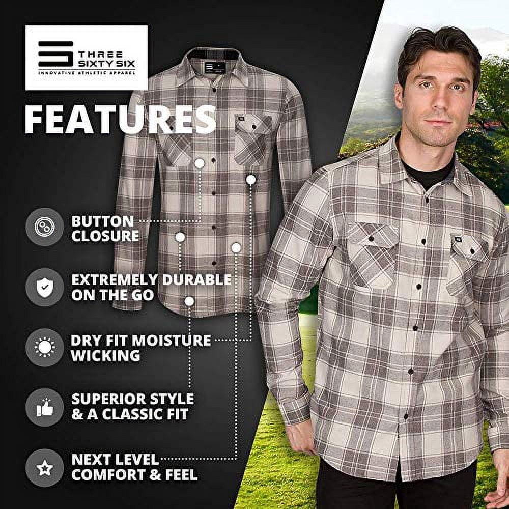 mens fitted flannel