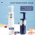 thumbnail image 2 of NETSENG White Slow Masticating Juicer Cold Press Juicer Compact Juicing Machine Easy-to-clean Juice Extractor, 2 of 4