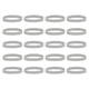 thumbnail image 1 of 20Pcs Bandas de Goma de Silicona Antideslizantes de 4 Pulgadas Planas para Libros, Gris, 1 of 6