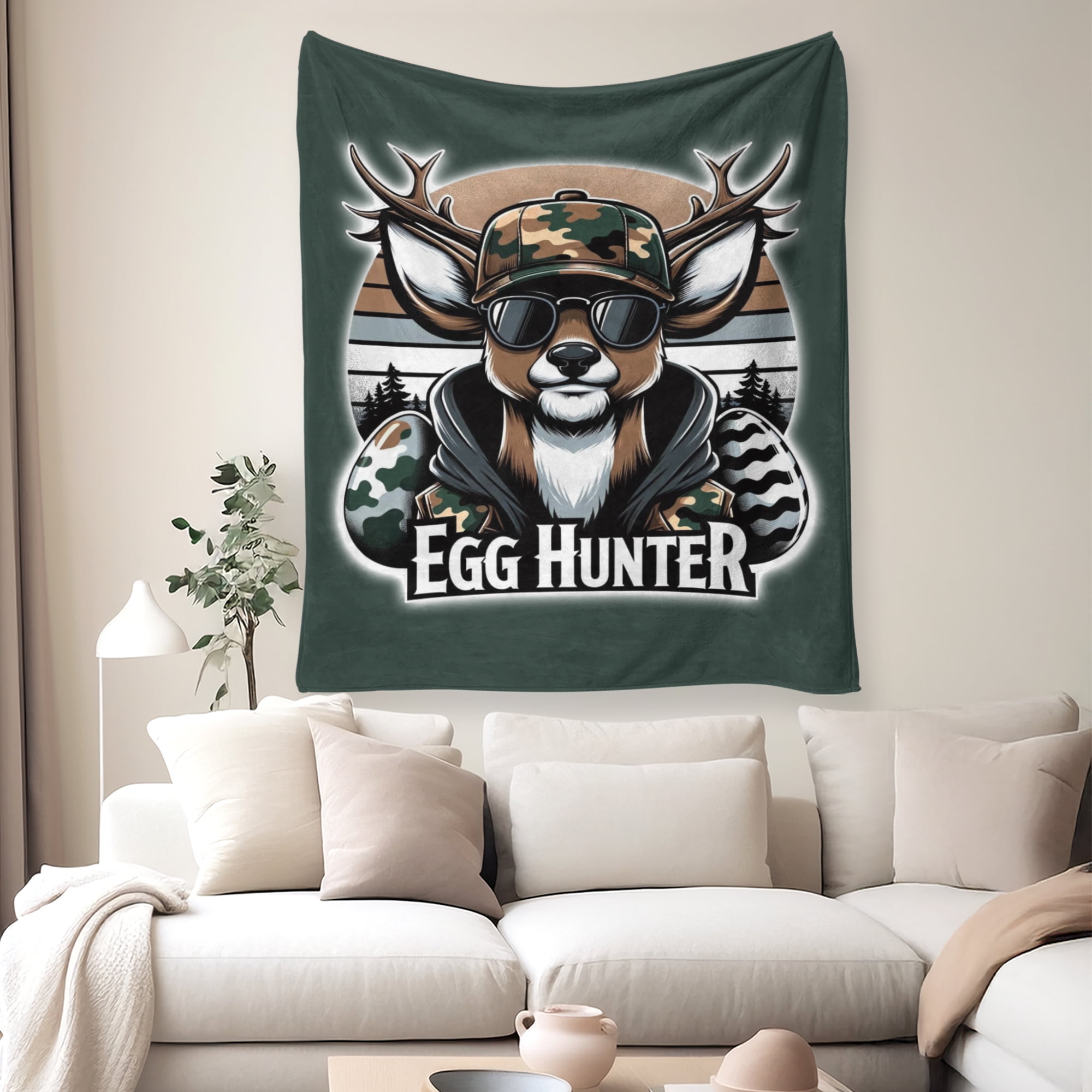 Easter Throw Blanket, Warm Fleece Flannel Bed Blanket, Lightweight Easter Blanket for Sofa Bed Couch 30"x40"