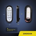 thumbnail image 2 of Luces traseras para remolque Nilight, 6 LED ovaladas, 10 LED, para autocaravanas y camiones, 2 of 8