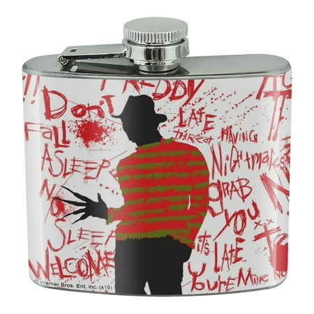 

A Nightmare on Elm Street Freddy Stainless Steel 5oz Hip Drink Kidney Flask