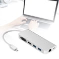 thumbnail image 4 of Hub Adapter Convenient Wide Compatibility Mental 6 Ports USB Hub Converter for MacBook, 4 of 7