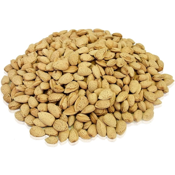 Anna and Sarah Almonds In Shell, Raw, Natural, Whole, Jumbo California Almonds, in Resealable Bag, 4 Lbs