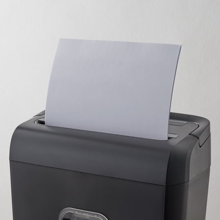 Pen Gear 6-Sheet Micro-cut Paper/Credit Card Shredder with 3.4 Gallon Bin, Black,Home and Office use