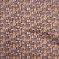 thumbnail image 1 of oneOone Cotton Poplin Twill Orange2 Fabric Text Quilting Supplies Print Sewing Fabric By The Yard 56 Inch Wide, 1 of 5