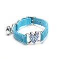 thumbnail image 3 of TIMIFIS Cat Collars Cute Crystal Elastic Dog Collar Velvet Bell Heart Shape Pet Necklacce Cat Collar PersonalizedFall, 3 of 4