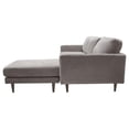thumbnail image 4 of Kelsey Reversible Chaise Sectional in Grey Fabric by Diamond Sofa, 4 of 20
