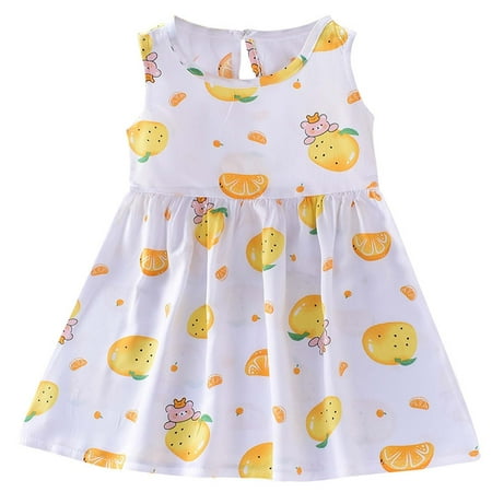 

Fesfesfes Girls Spring Dress Toddler Baby Girls Sleeveless Dress Tank Dress Children s Clothing