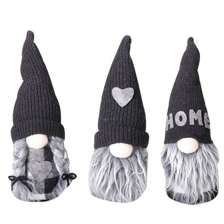 

3pcs Cloth Gnome Desktop Decor Family Gathering Supply Gnome Bedroom Ornament